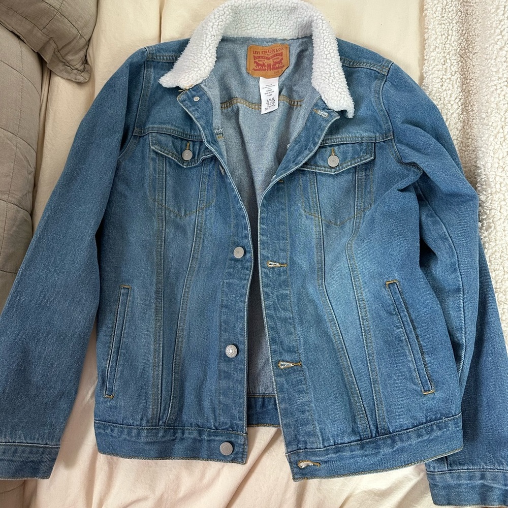 Levi’s Sherpa collar kids jacket